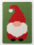Santa Gnome Free Christmas Pattern for Chunky Knit Blanket