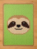 Sloth Finger Knitting Pattern for Chunky Knit Blanket