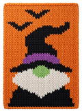 Wizard Gnome Free Halloween Pattern for Chunky Knit Blanket